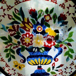 Glassmasters Stained Glass Suncatcher Crafted For Metropolitan Museum of Art